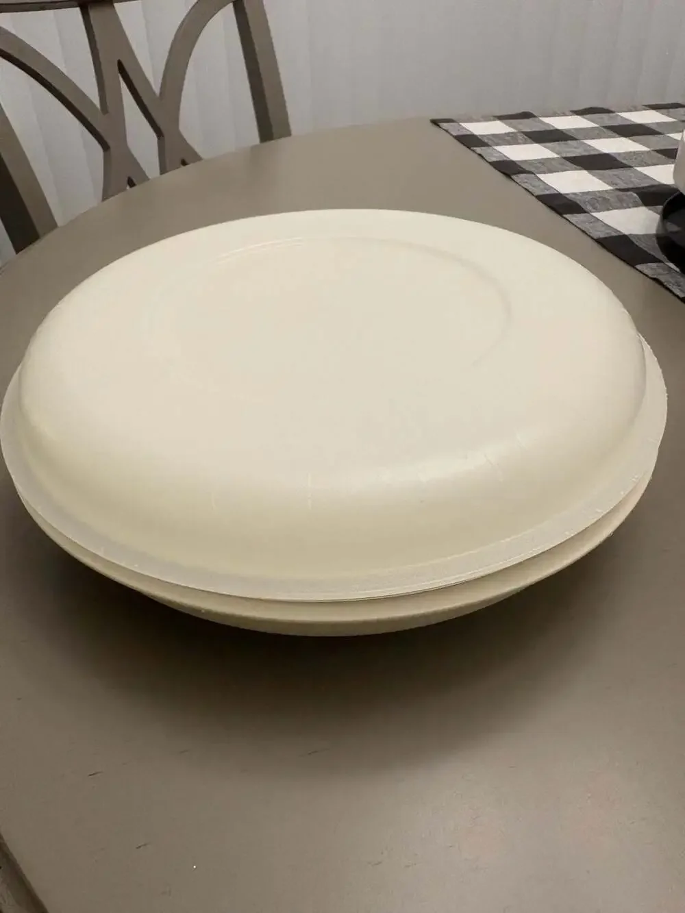 Vintage Tupperware 1708-6 Divided Serving Relish Tray with 1709-5 Lid